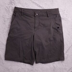 Lululemon Shorts Mens 38 Kahuna Chino Casual Performance Stretch Athleisure Gray
